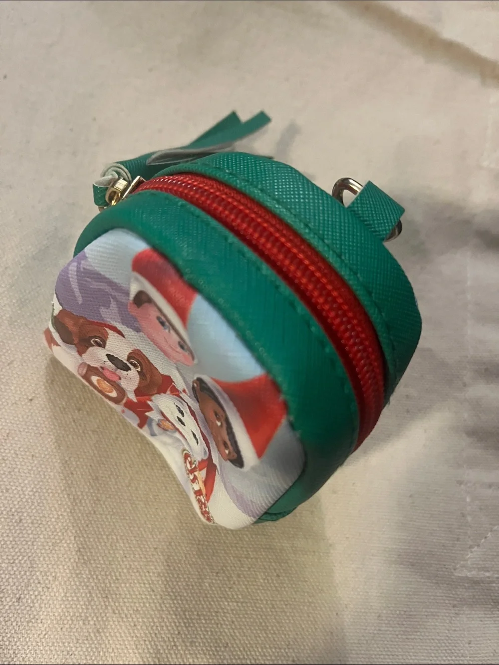 Green Kids Elf on the Shelf Mini Backpack Keychain change bag cute 96